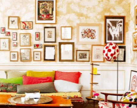 巧妙嵌入鏡子和吊燈