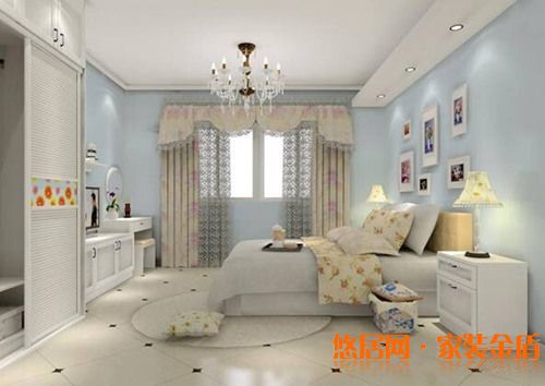 韓式田園裝修設計臥室