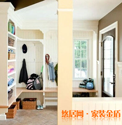 美式鄉(xiāng)村風格玄關裝修