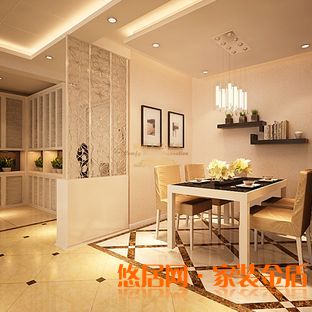 瓷磚餐廳效果圖