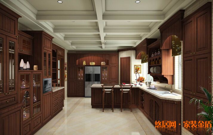 實木櫥柜裝修效果圖