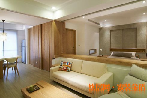 臥室客廳一體隔斷設(shè)計(jì)