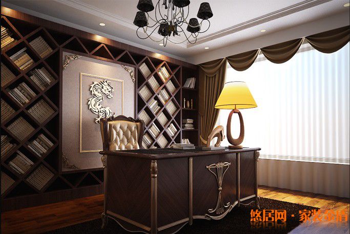 書(shū)房效果圖