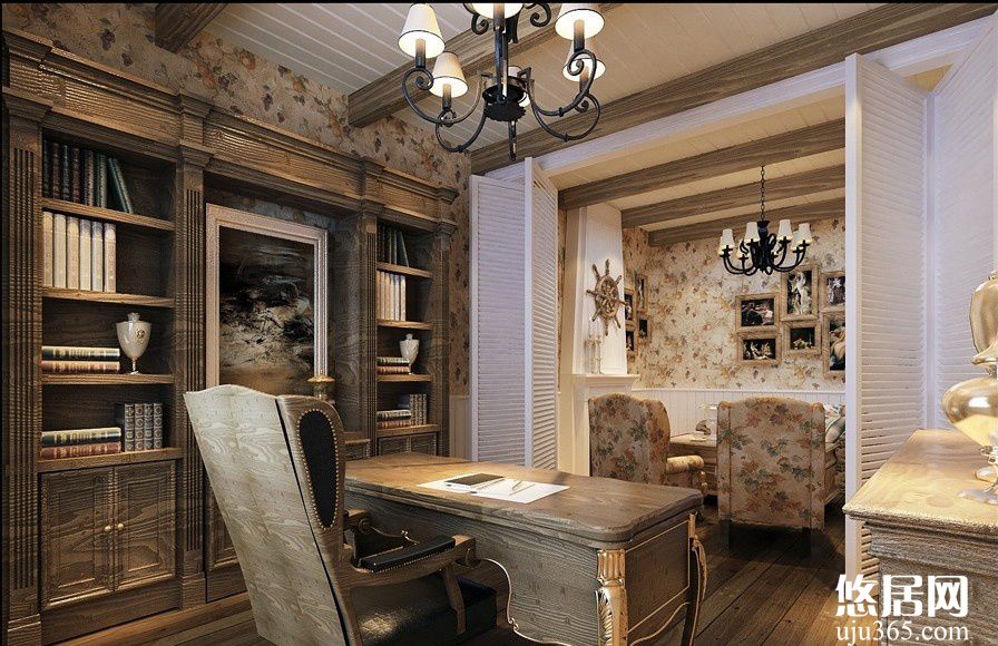 書房裝修效果圖